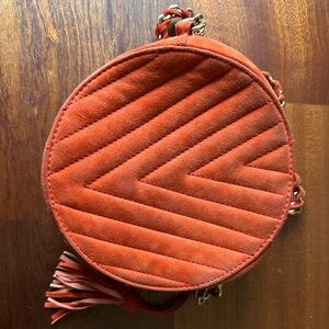 BCBG MAX AZRIA Chantal V Quilt Round Bag.